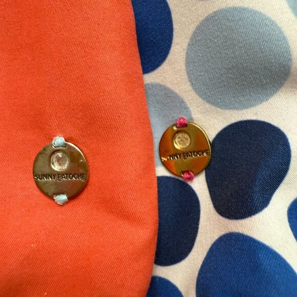 Sunny Patoche Swim Shorts Bundle Blue Circles Size Small *FLAW INSIDE*/Melon - Picture 10 of 12